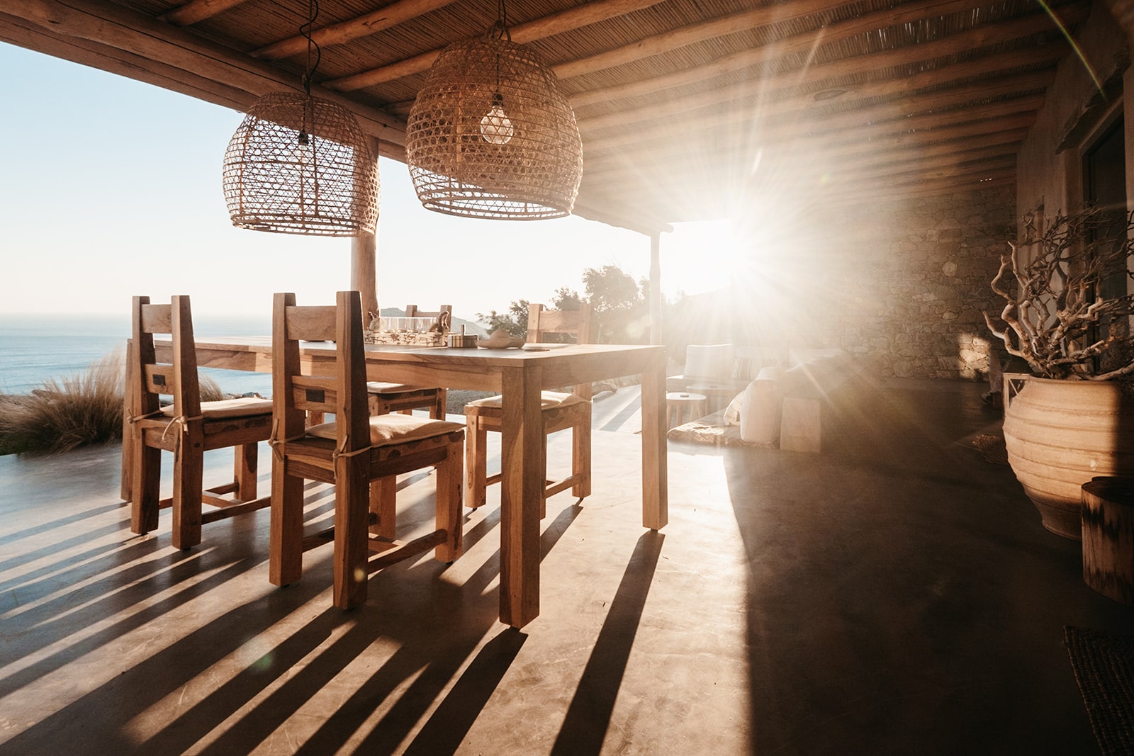 Kalo Ampeli Serifos boutique hotel sunset